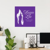 Poster La danse est la vie (Bureau à domicile)