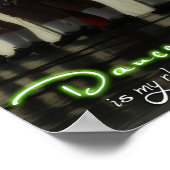 Poster La danse est ma poésie rythmée Imprimer (Coin)