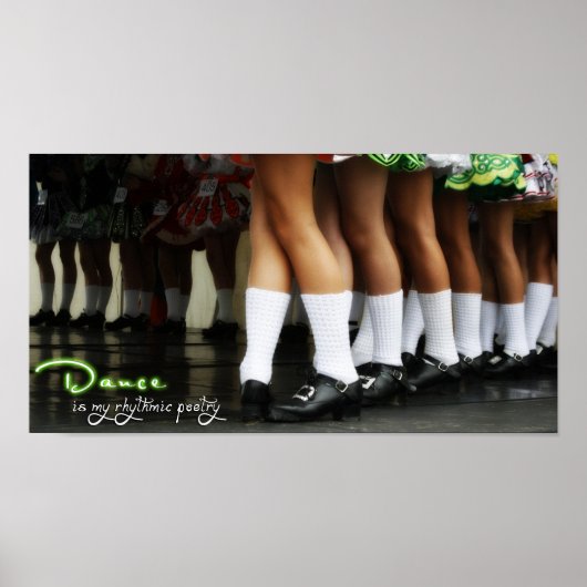 Poster La danse est ma poésie rythmée Imprimer (Devant)