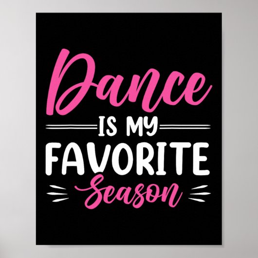 Poster La Danse Est Ma Saison Préférée (Devant)