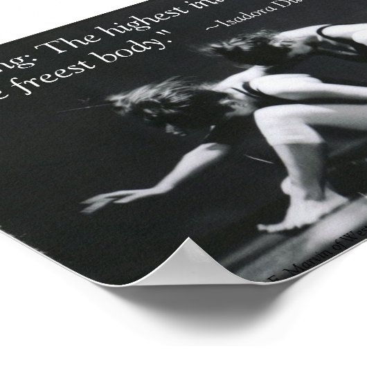 Poster La danse : La plus haute intelligence (Coin)