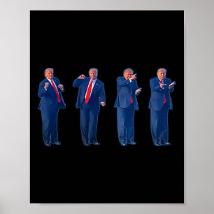 Poster La danse Trumpty Trump dansant le 4 juillet