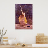 Poster La Danseuse de Toulouse-Lautrec (Cuisine)