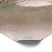 Poster La danseuse étoile sur scène Edgar Degas Ballet (Coin)