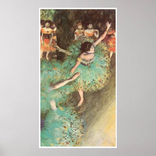 Poster La danseuse verte., c. 1880, Edgar Degas (Devant)