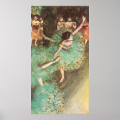 Poster La danseuse verte d'Edgar Degas, Ballet Vintage (Devant)