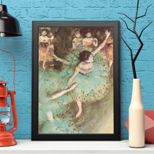 Poster La danseuse verte d'Edgar Degas, Ballet Vintage