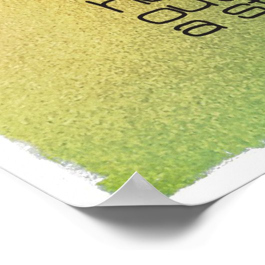 Poster La Déchets Constante Sort Une Pierre (Coin)