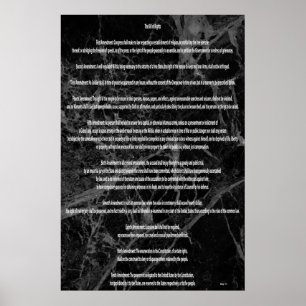 Poster La Déclaration des droits