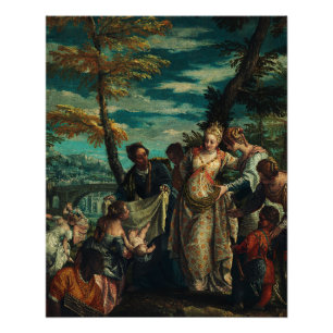 Poster La Découverte de Moïse par Veronese Fine Art