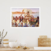 Poster La découverte de Moïse, sir Lawrence Alma-Tadema (Cuisine)