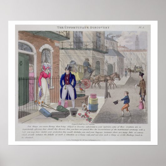 Poster La découverte malheureuse, de Bores à la mode (Devant)