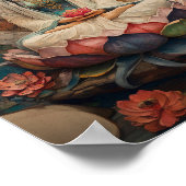 Poster La déesse bouddhiste Quan Yin Portrait Peinture Ar (Coin)