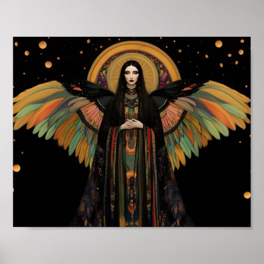 Poster La déesse de Morrigan de l'art de l'autonomisation (Devant)