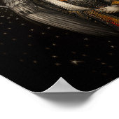 Poster La déesse des étoiles de l'Asteria : Argent Black (Coin)
