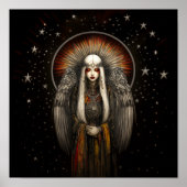 Poster La déesse des étoiles de l'Asteria : Argent Black (Devant)
