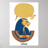 La déesse égyptienne antique de Tefnut