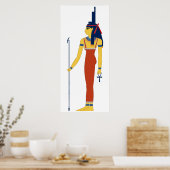 Poster La déesse égyptienne antique Isis (Cuisine)