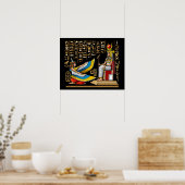 Poster La déesse égyptienne Maat Isis (Cuisine)