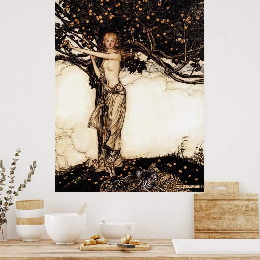 Poster La déesse Freyja (Cuisine)