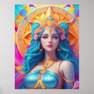 Poster La déesse grecque Aphrodite dans sa splendeur