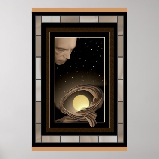 Poster La déesse Lune dort protégé par l'ÉtoileDieu (Devant)