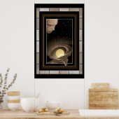 Poster La déesse Lune dort protégé par l'ÉtoileDieu (Cuisine)