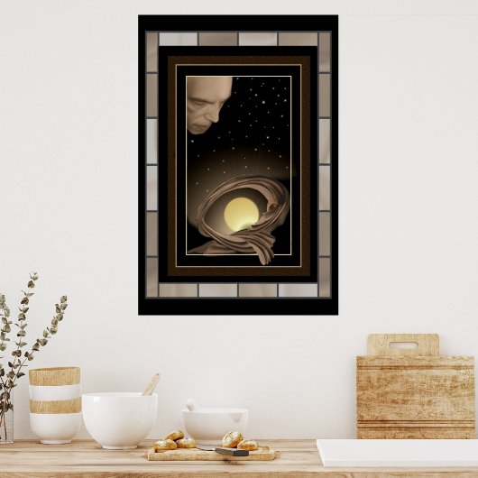 Poster La déesse Lune dort protégé par l'ÉtoileDieu (Cuisine)