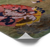 Poster La déité bouddhiste tibétaine Tara verte (Coin)