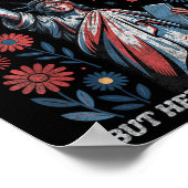 Poster La Démocratie Drôle Est En Train De Mourir Mais He (Coin)