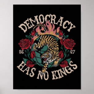 Poster La démocratie n'a pas de rois 8647 Tiger