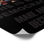 Poster La démocratie n'est pas là (Coin)