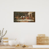 Poster La Dernière Cène, 1495-97, Léonard de Vinci (Cuisine)