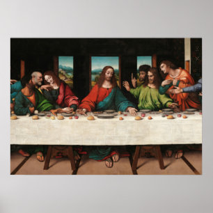 Poster La Dernière Cène, 1515-1520 par Giampietrino