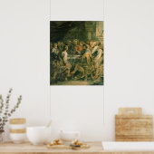 Poster La Dernière Cène, c.1630-31 (Cuisine)