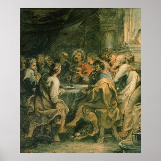 Poster La Dernière Cène, c.1630-31 (Devant)