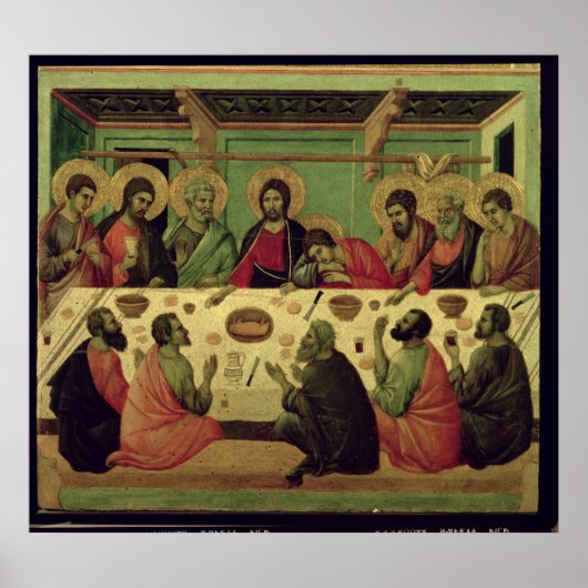 Poster La Dernière Cène, du Retable Passion (Devant)