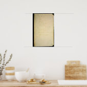 Poster La dernière page de son journal, Antarctique (Cuisine)