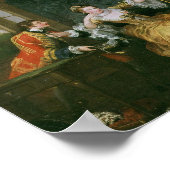 Poster La Dernière prise de la dame (Hogarth 1759) (Coin)