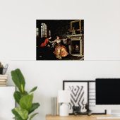 Poster La Dernière prise de la dame. par William Hogarth (Bureau à domicile)