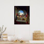 Poster La Dernière soupe de Carl Bloch (Cuisine)