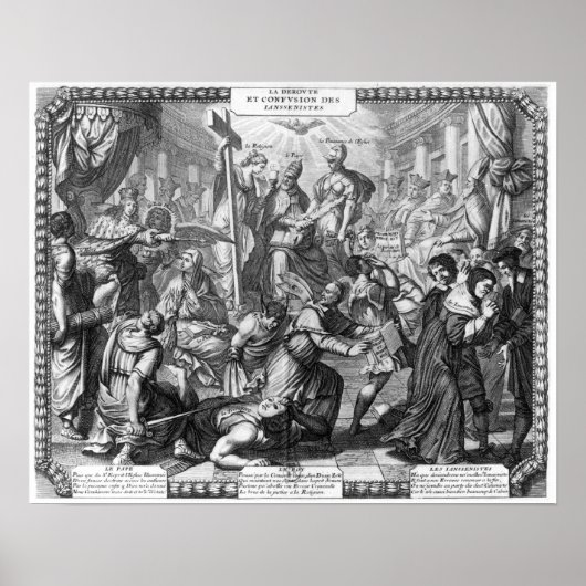 Poster La déroute et la confusion des jansénistes (Devant)