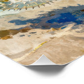 Poster "La descente de Mio" - Un portrait océanique (Coin)