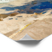 Poster "La descente de Mio" - Un portrait océanique (Coin)