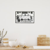 Poster La deuxième table de bonnes cultures (Cuisine)