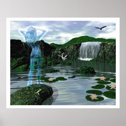 Poster La Deva sur l'eau (Devant)