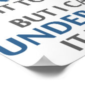 Poster La devise de l'ingénieur ne peut pas la comprendre (Coin)