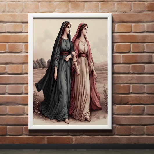 Poster La dévotion intemporelle de Ruth dans un voyage hu