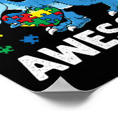 Poster La différence d'autisme de l'enfant est stupéfiant (Coin)