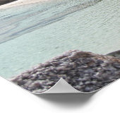 Poster La Digue, Seychelles, Plage, Rochers (Coin)